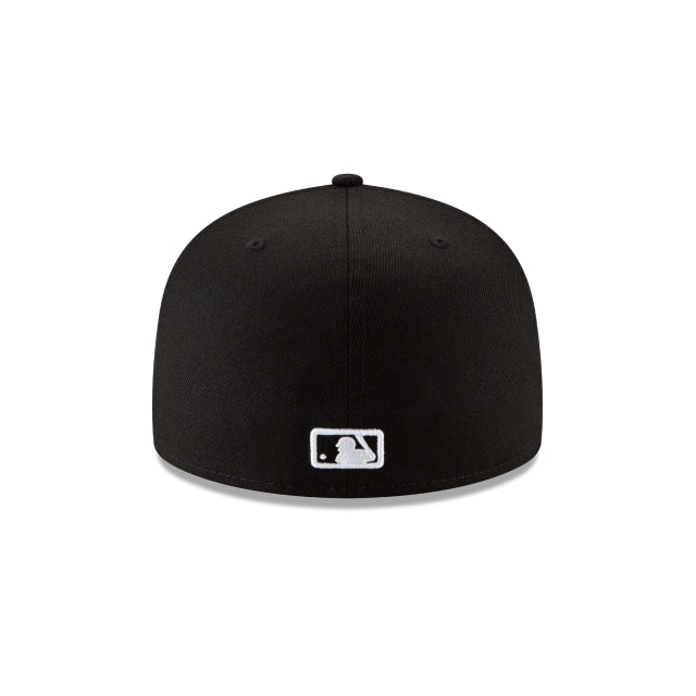 Chicago White Sox Black Outline 59FIFTY Fitted Hat