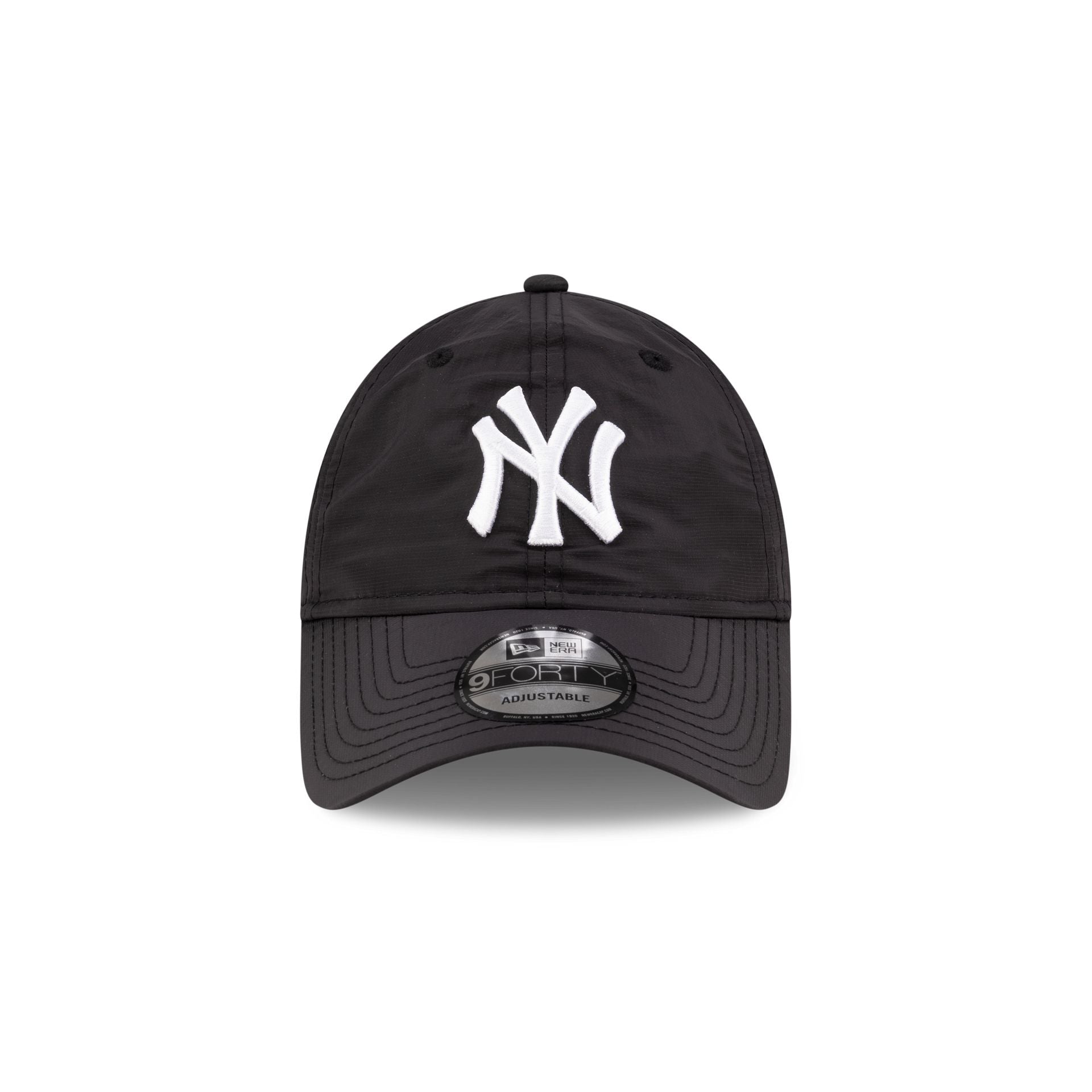 New York Yankees Black Nylon 9FORTY Adjustable Hat