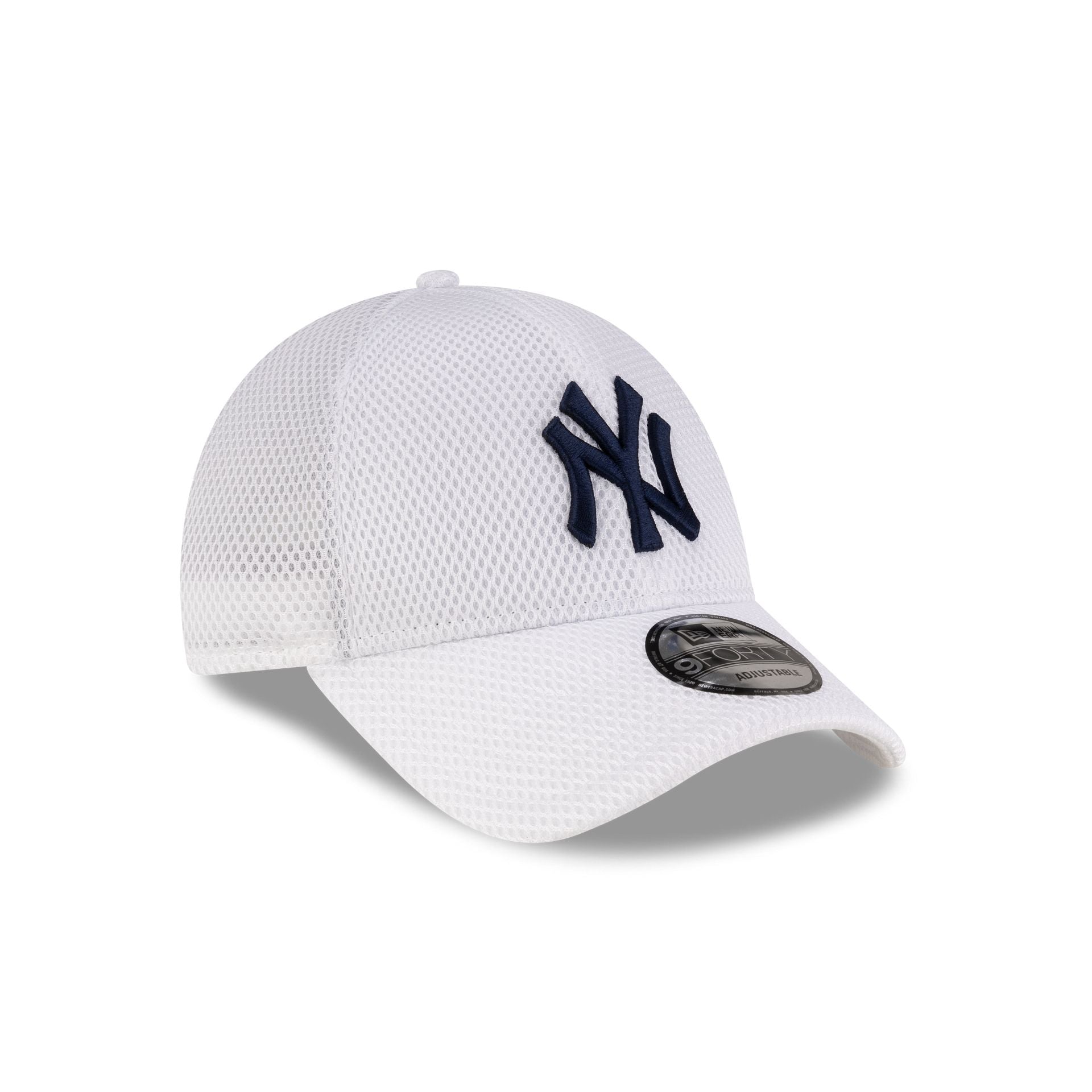 New York Yankees Air Mesh White 9FORTY Strapback Hat