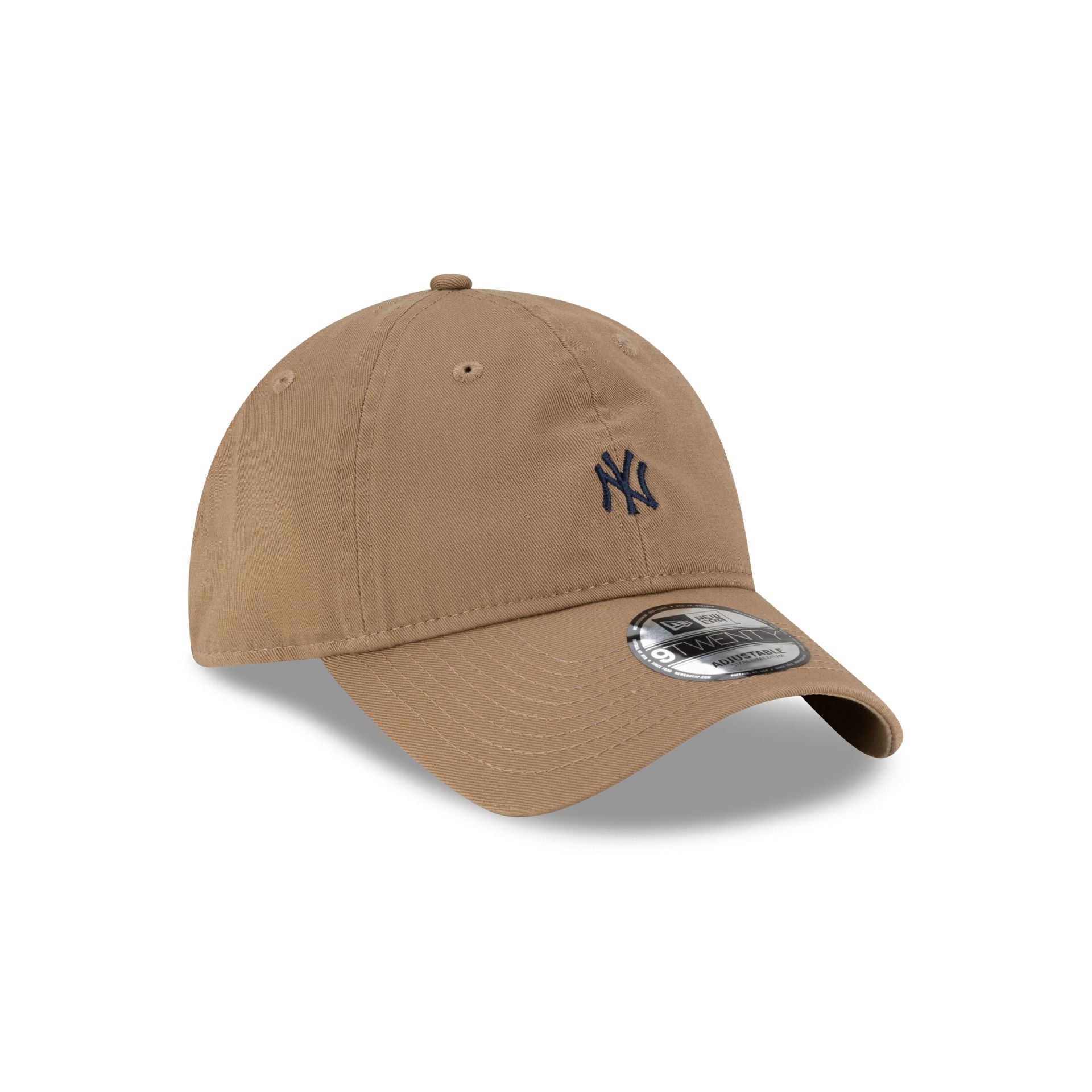 New York Yankees Mini Logo Khaki 9TWENTY Adjustable Hat