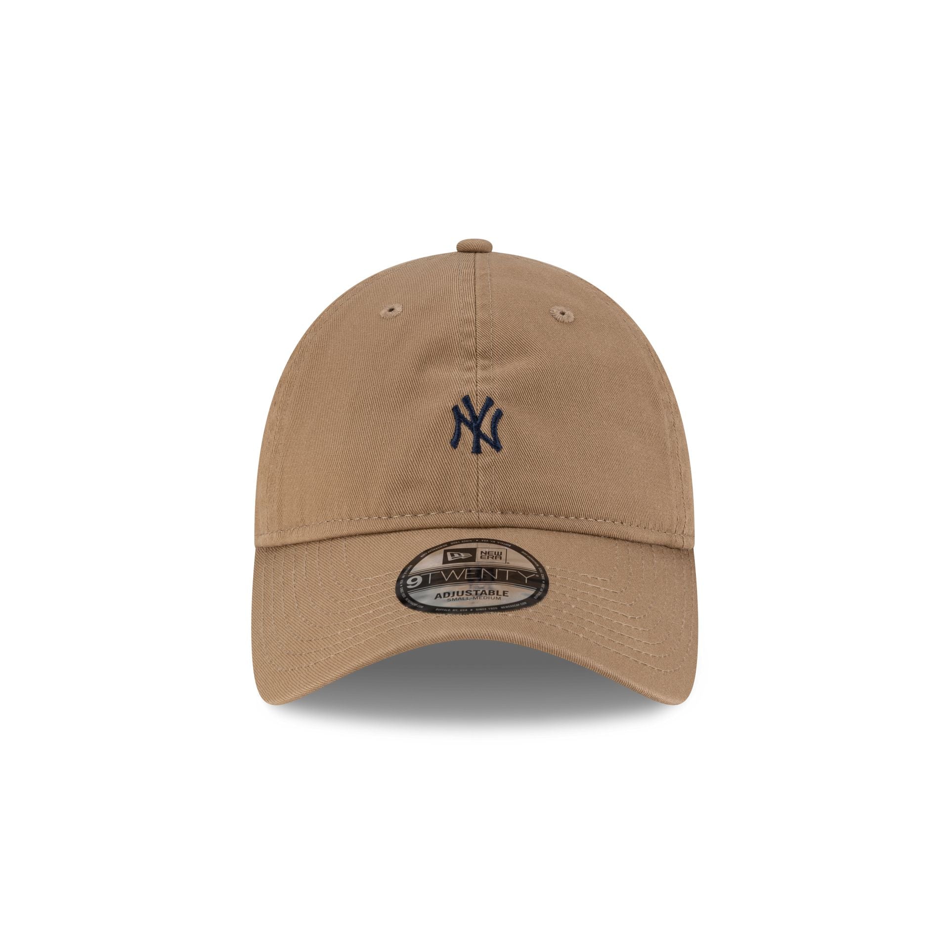 New York Yankees Mini Logo Khaki 9TWENTY Adjustable Hat