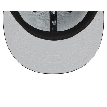 New York Yankees Sidepatch Black 59FIFTY Fitted Hat
