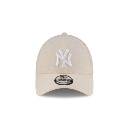 New York Yankees Linen Cream 9FORTY Adjustable Hat