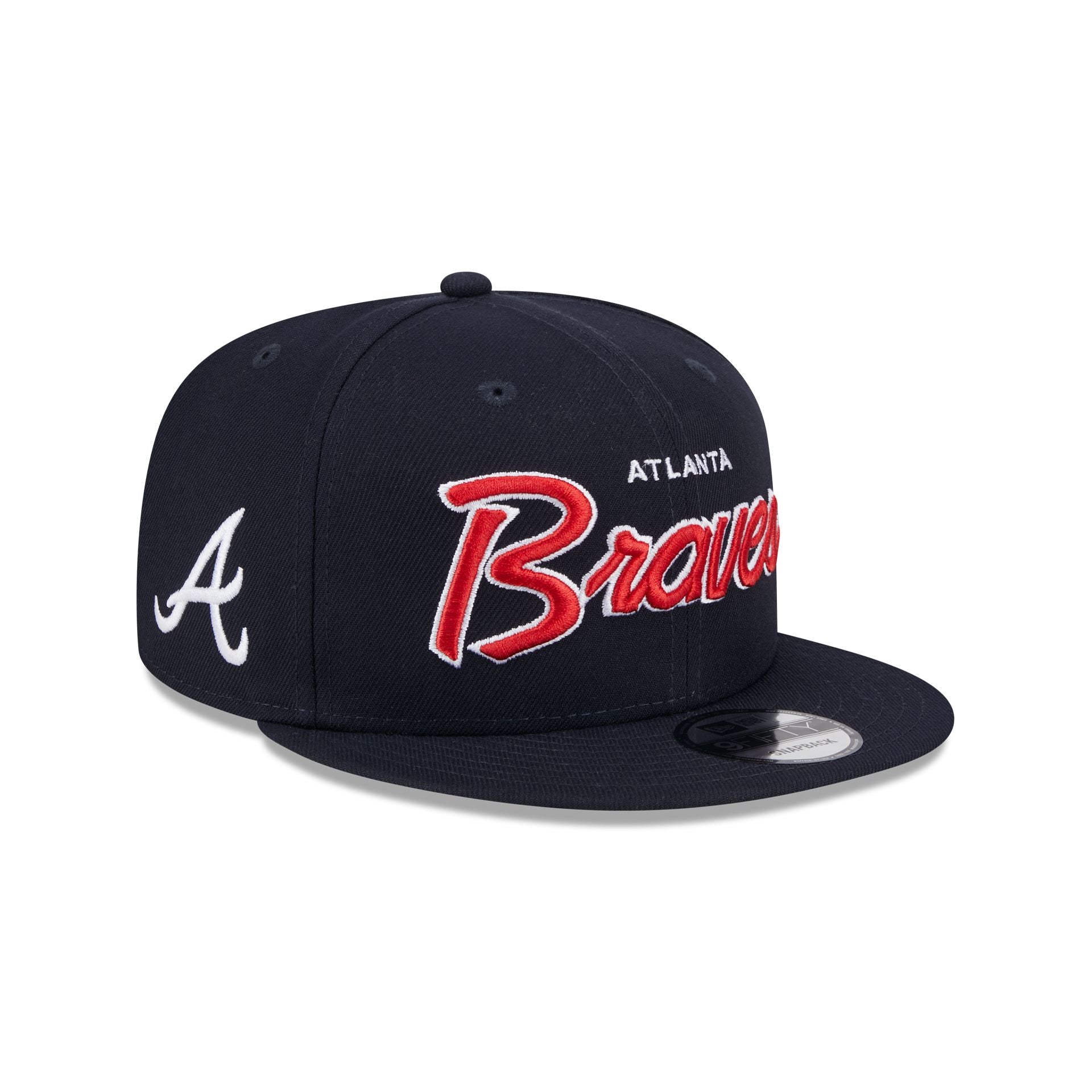Atlanta Braves Wordmark 9FIFTY Snapback Hat