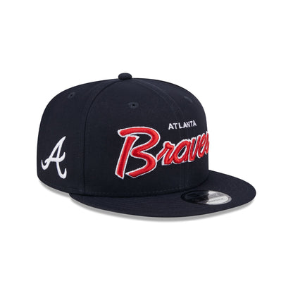 Atlanta Braves Wordmark 9FIFTY Snapback Hat