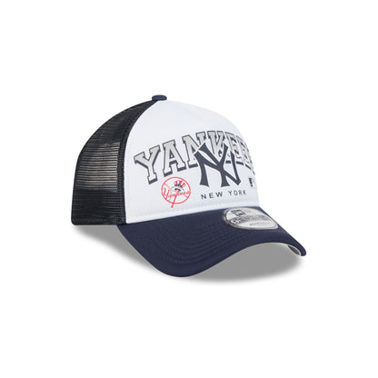 New York Yankees Sport Classics 9FORTY A-Frame Trucker Hat