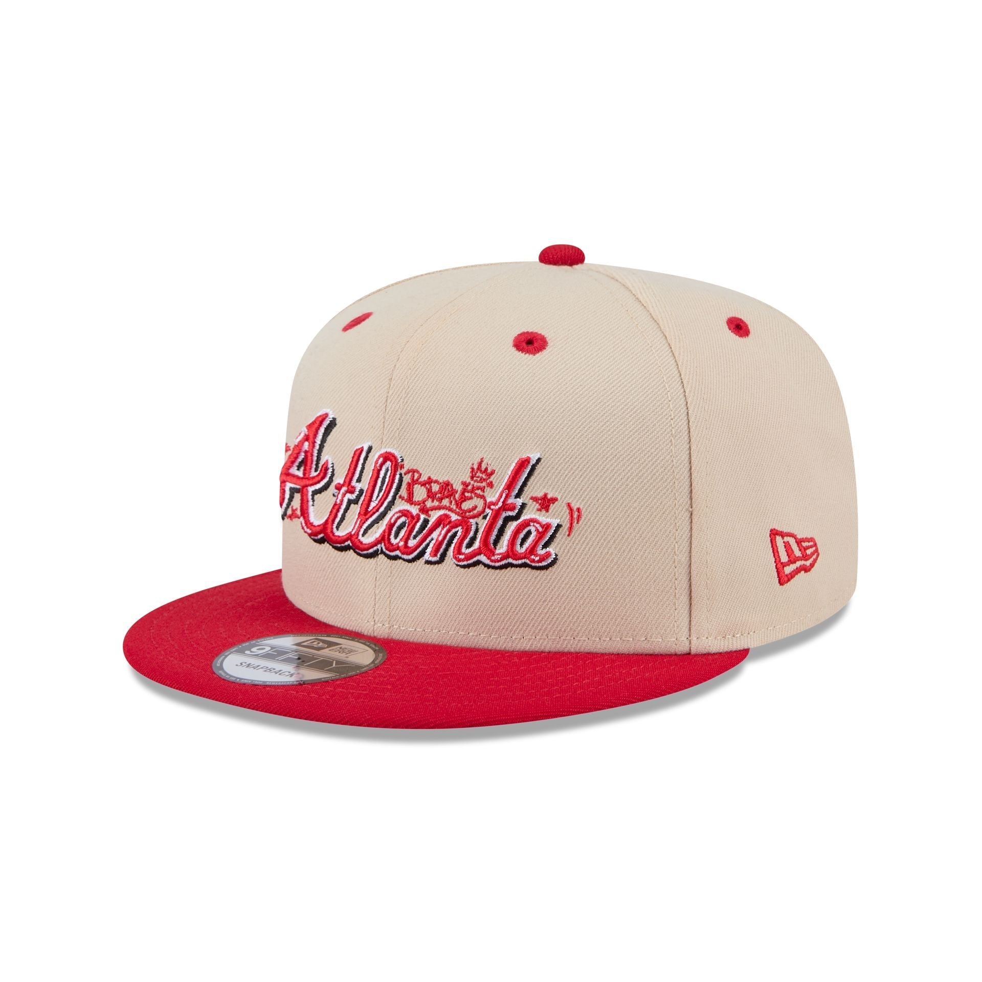 Atlanta Braves Team Art 9FIFTY Snapback Hat