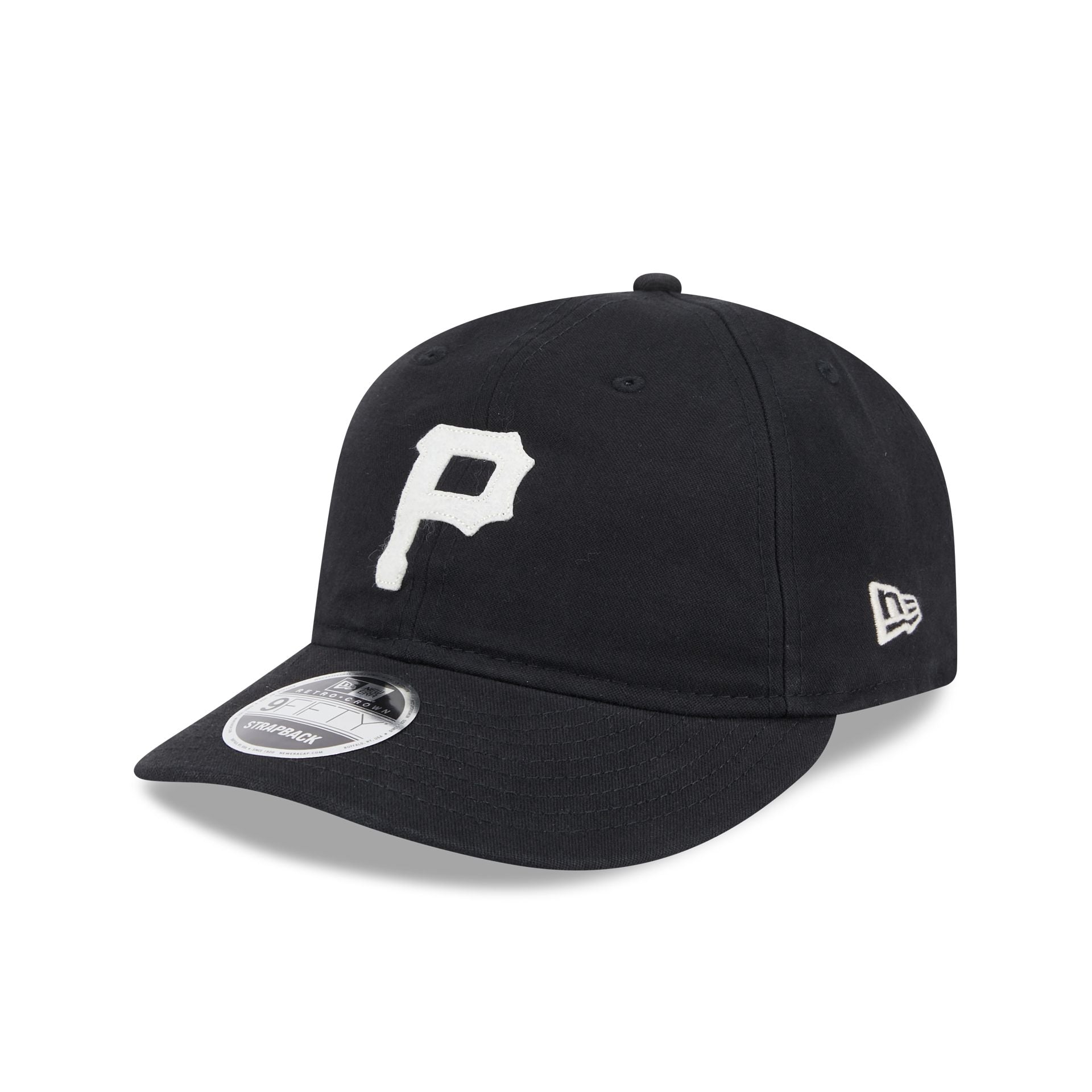 Pittsburgh Pirates Canvas Felt Retro Crown 9FIFTY Strapback Hat