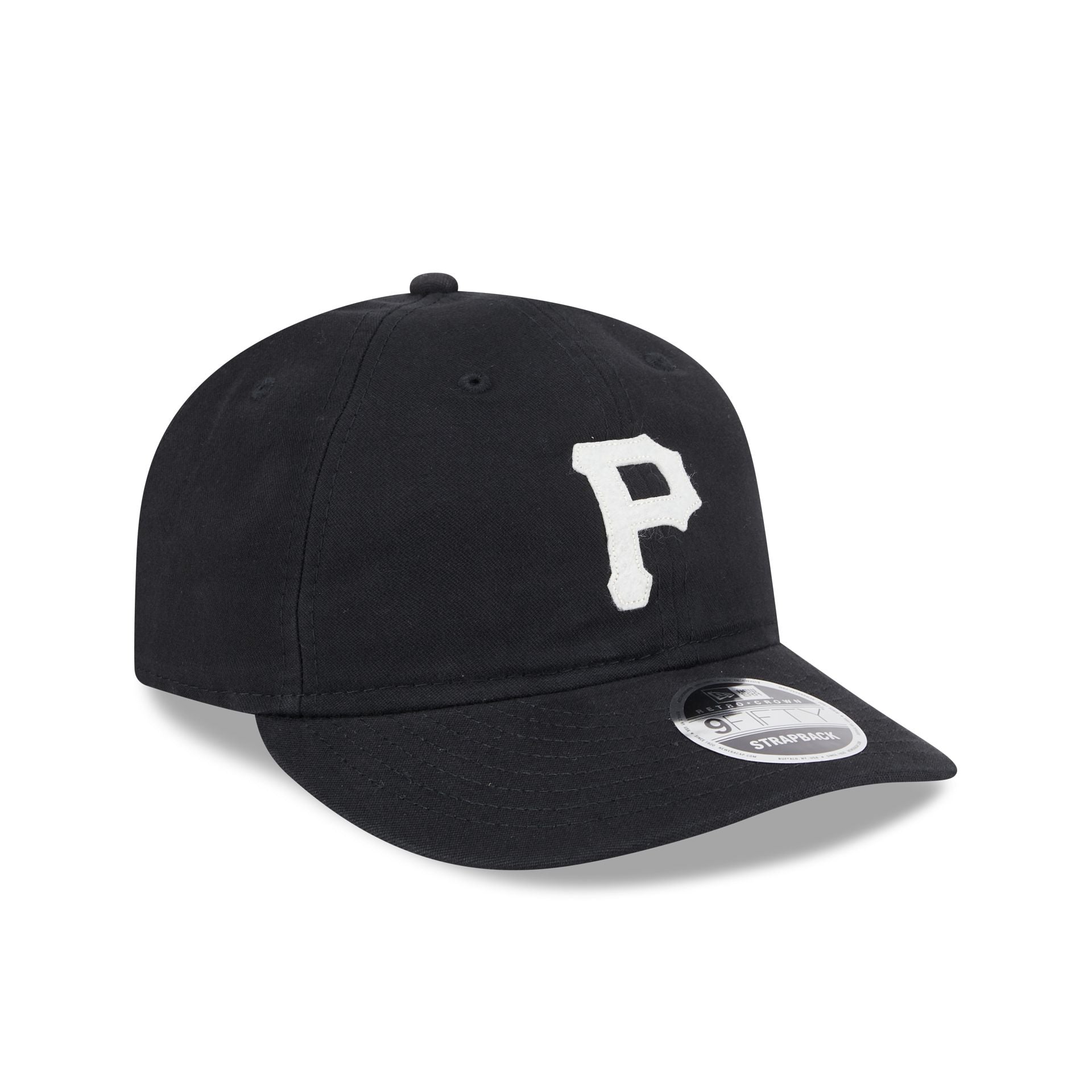 Pittsburgh Pirates Canvas Felt Retro Crown 9FIFTY Strapback Hat