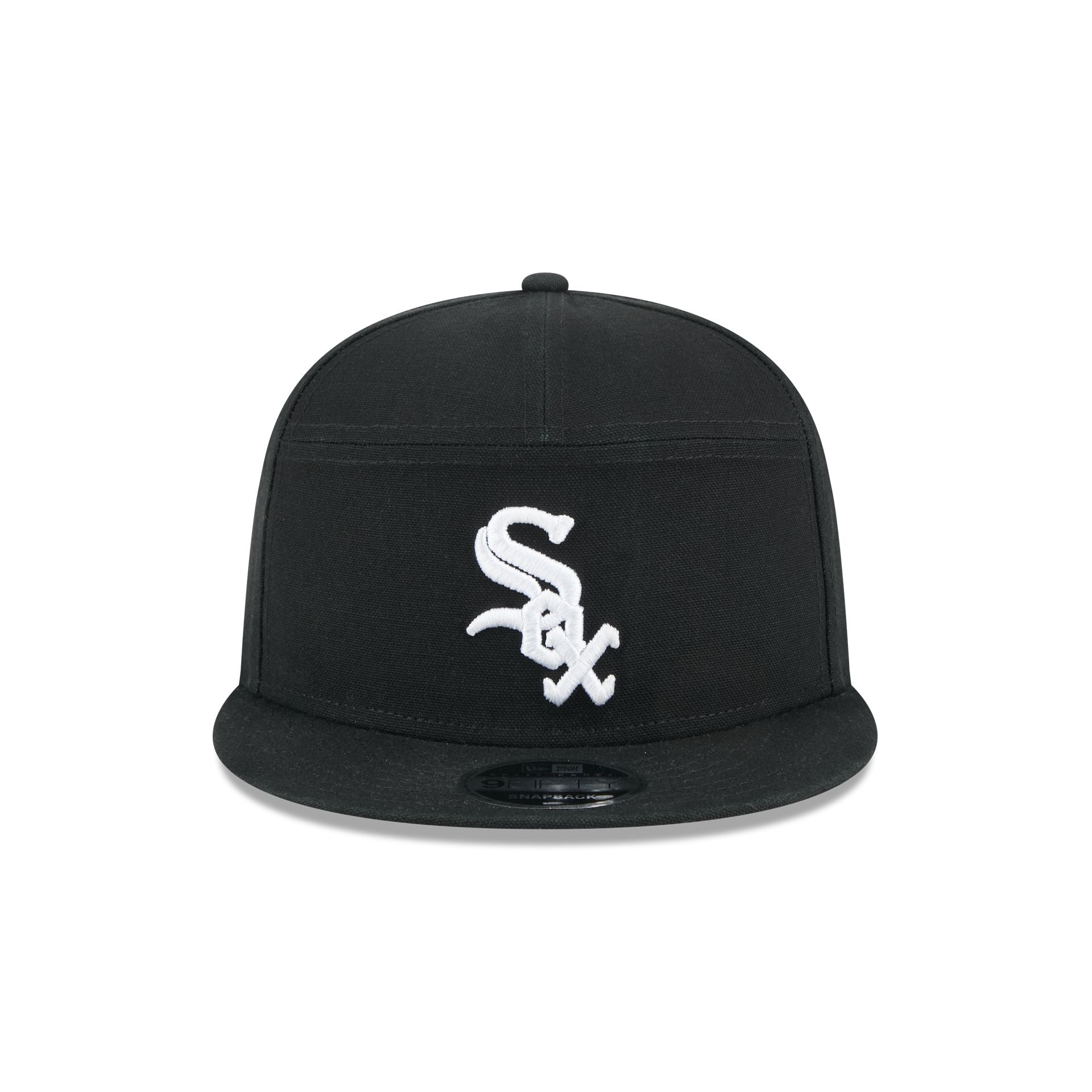Chicago White Sox Cotton Canvas Split Panel 9FIFTY Trucker Hat