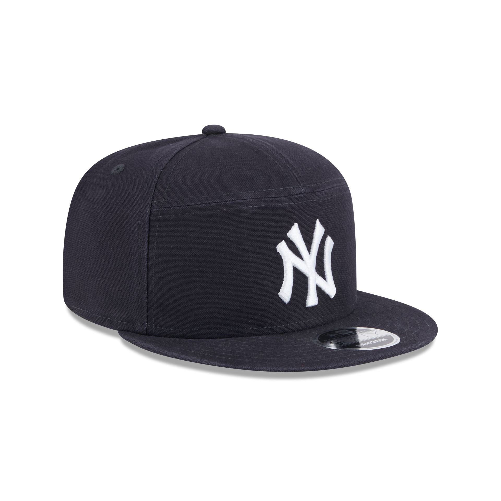 New York Yankees Cotton Canvas Split Panel 9FIFTY Trucker Hat