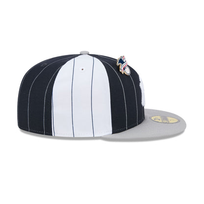 New York Yankees Pinstripe League Pin 59FIFTY Fitted Hat