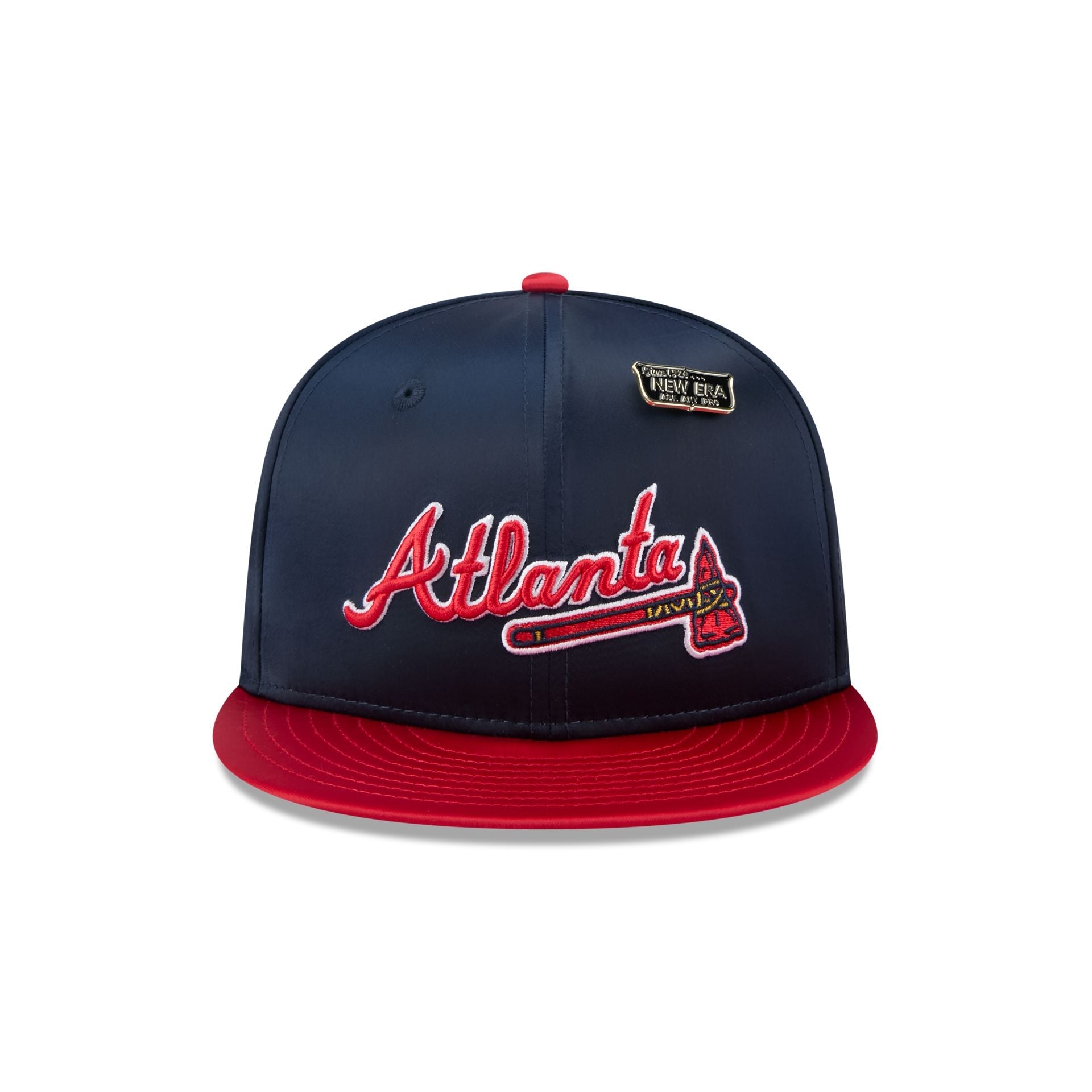 Atlanta Braves Spring Satin 59FIFTY Fitted Hat