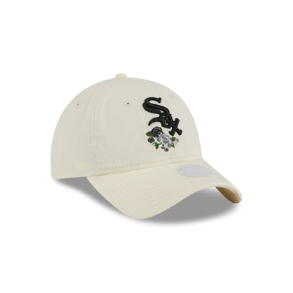 Chicago White Sox Women's Floral Stitch 9TWENTY Adjustable Hat