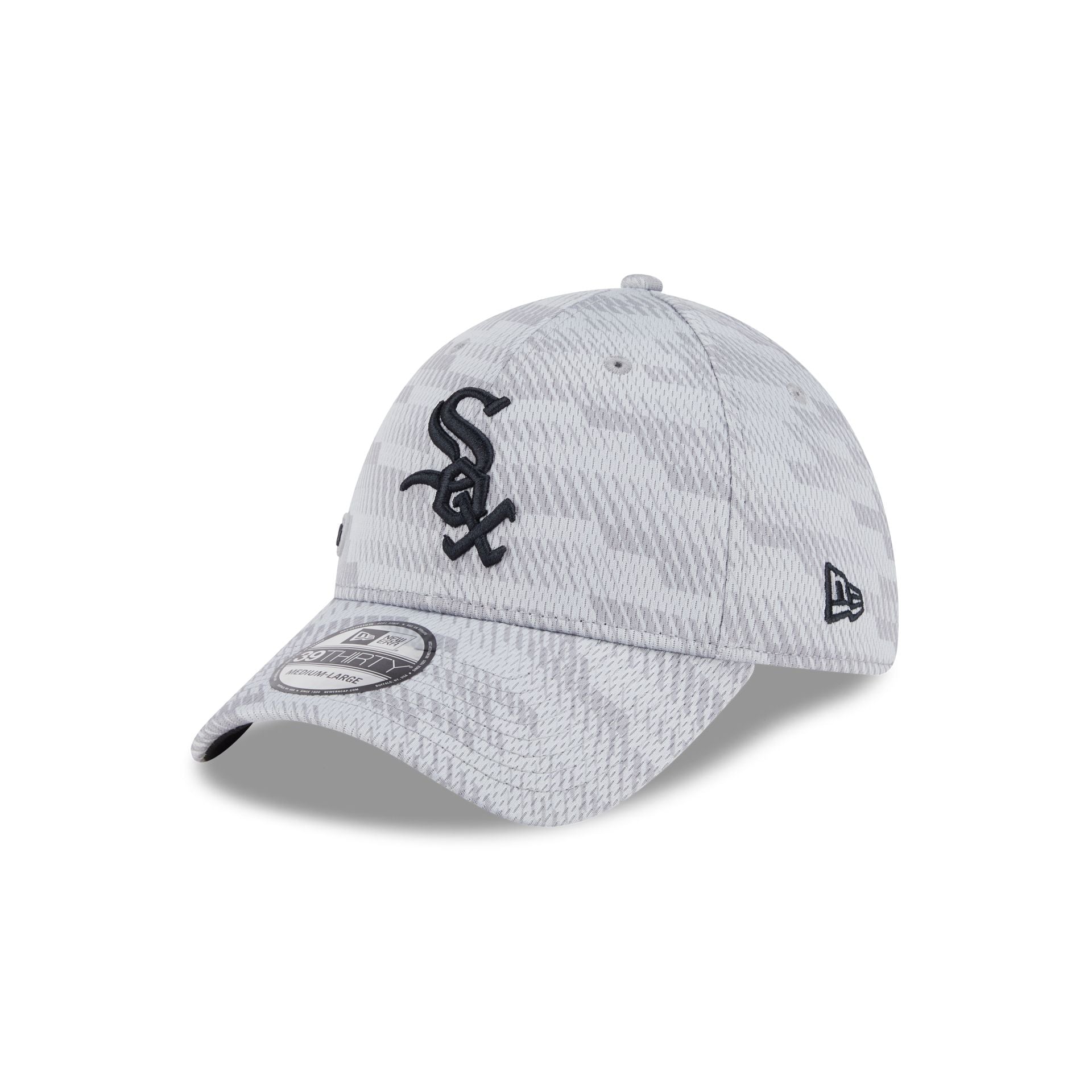 Chicago White Sox 2025 Clubhouse Gray 39THIRTY Stretch Fit