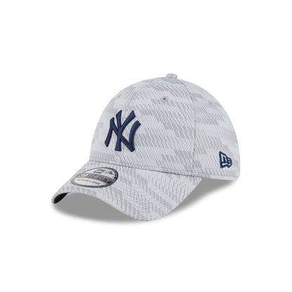 New York Yankees 2025 Clubhouse Gray 39THIRTY Stretch Fit