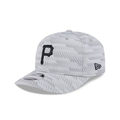 Pittsburgh Pirates 2025 Clubhouse Gray 9SEVENTY Stretch-Snap Hat