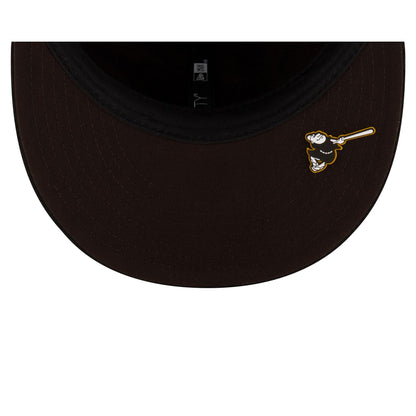San Diego Padres 2025 Clubhouse Black 59FIFTY Fitted Hat