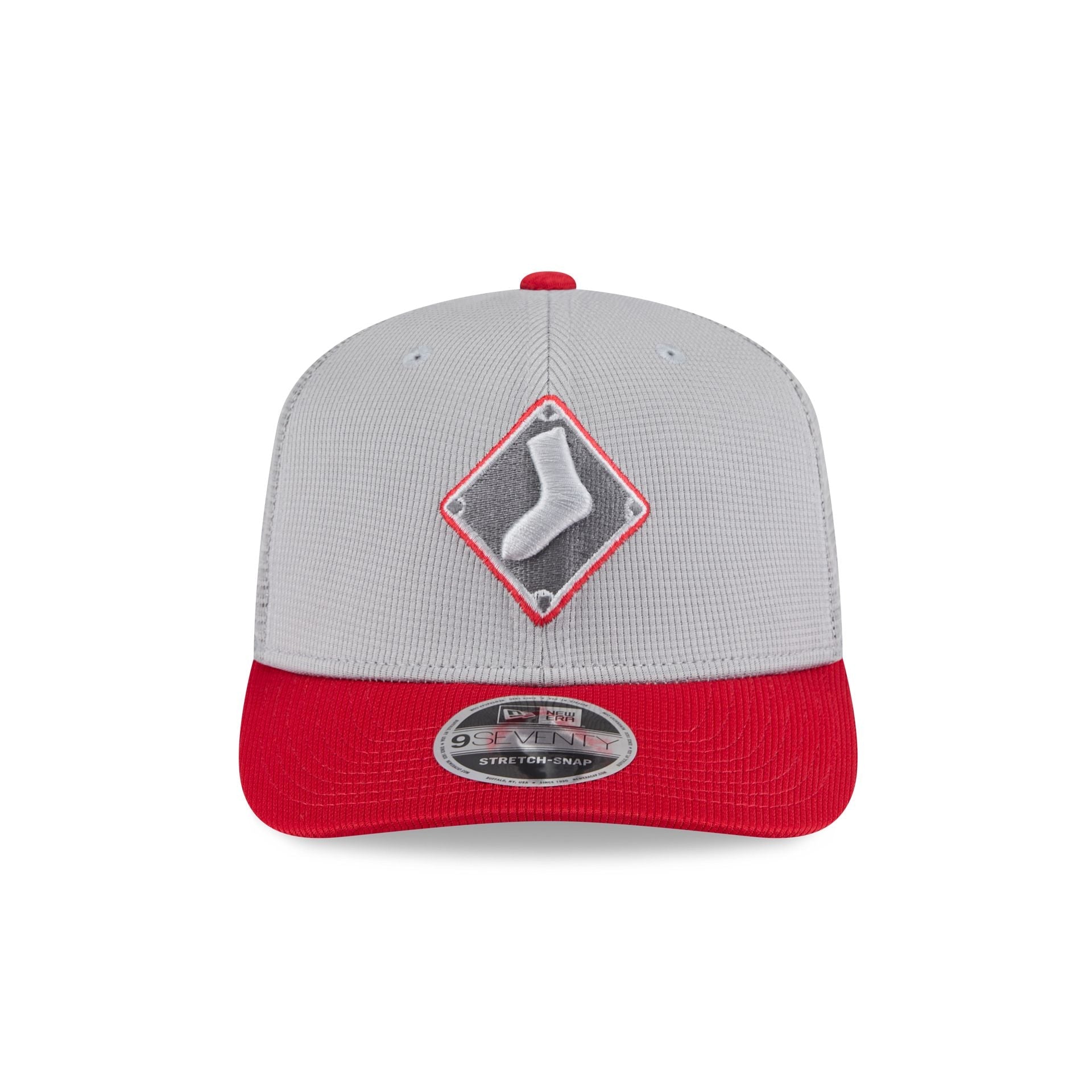 Chicago White Sox 2025 Batting Practice Gray 9SEVENTY Trucker Hat