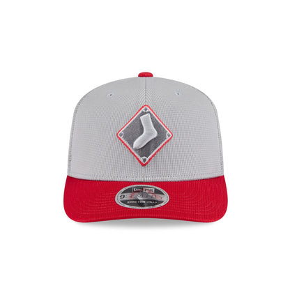 Chicago White Sox 2025 Batting Practice Gray 9SEVENTY Trucker Hat