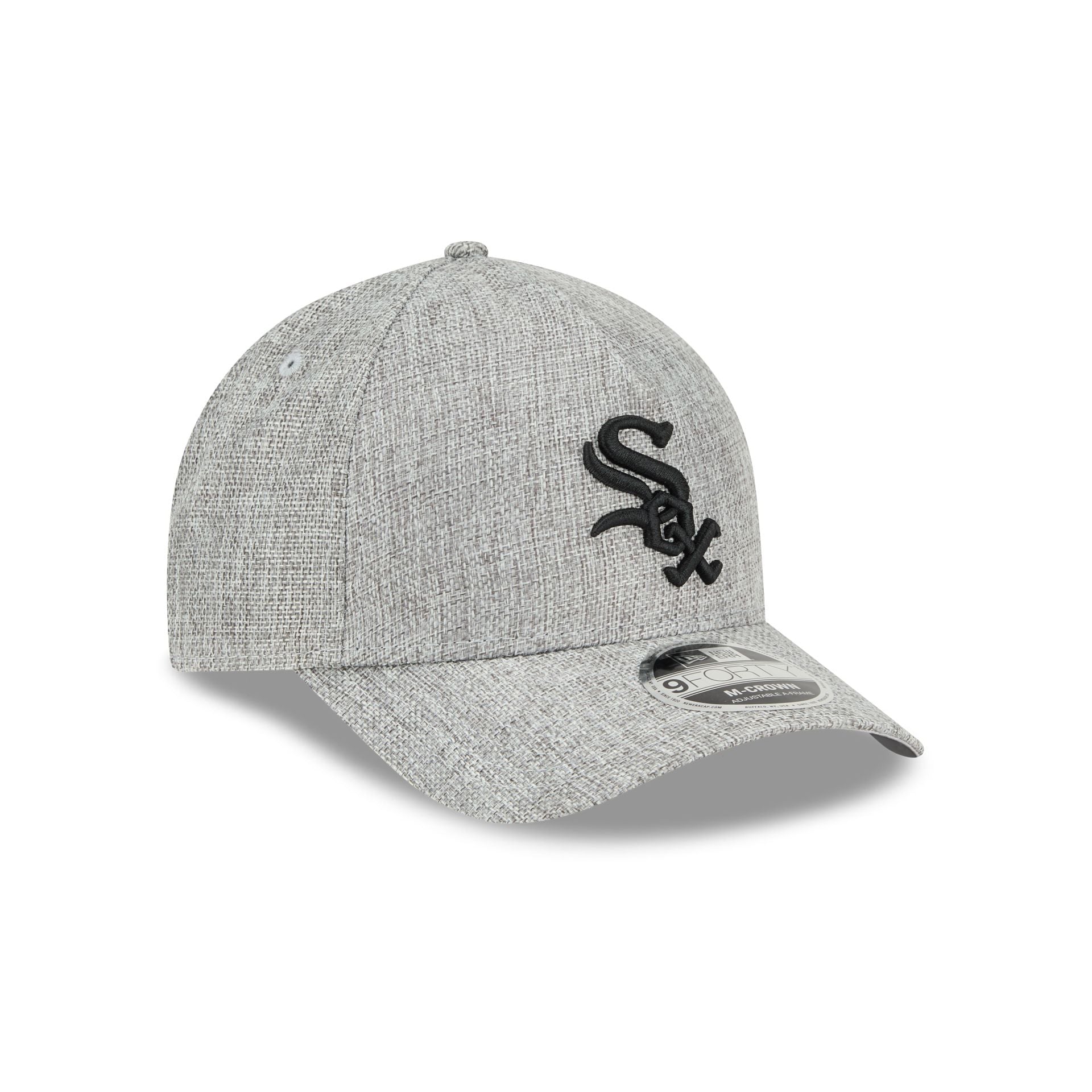 Chicago White Sox Cotton Weave Gray 9FORTY M-Crown A-Frame Snapback Hat