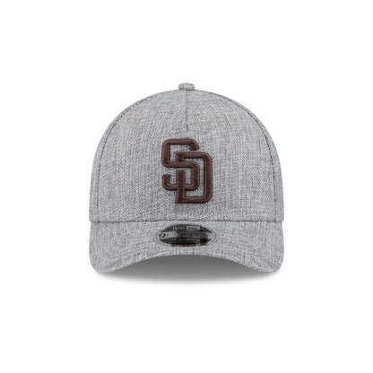 San Diego Padres Cotton Weave Gray 9FORTY M-Crown A-Frame Snapback Hat