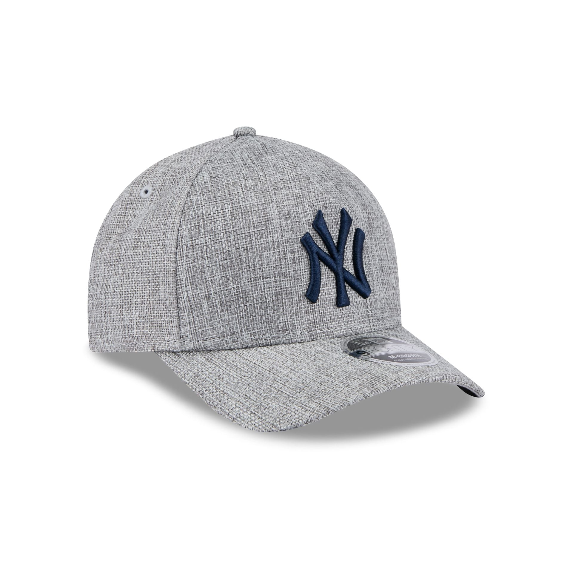 New York Yankees Cotton Weave Gray 9FORTY M-Crown A-Frame Snapback Hat