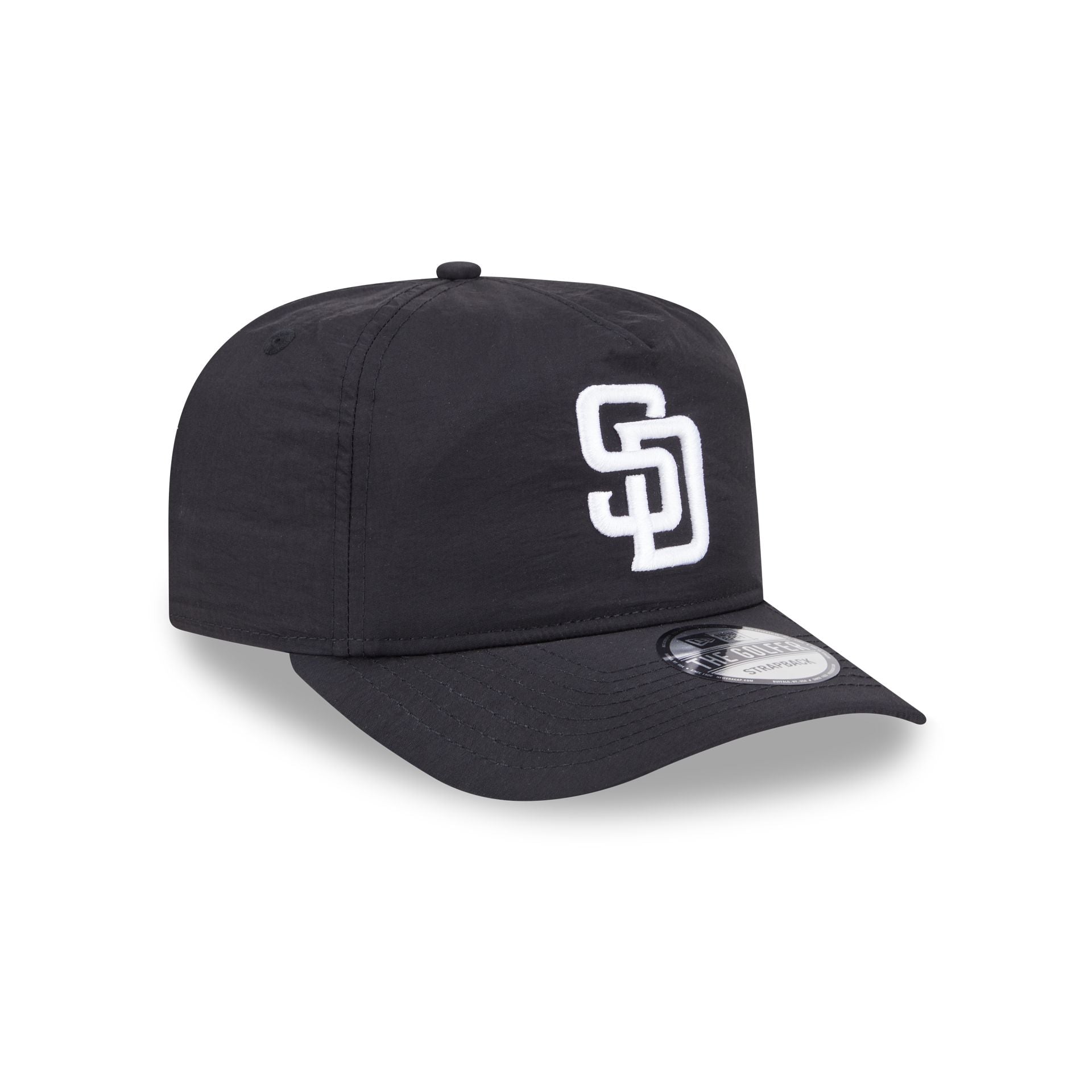 San Diego Padres Everyday Nylon Black Golfer Hat