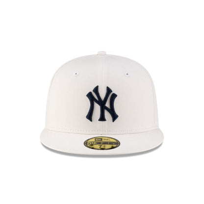 New York or Nowhere x New York Yankees White Logo 59FIFTY Fitted Hat
