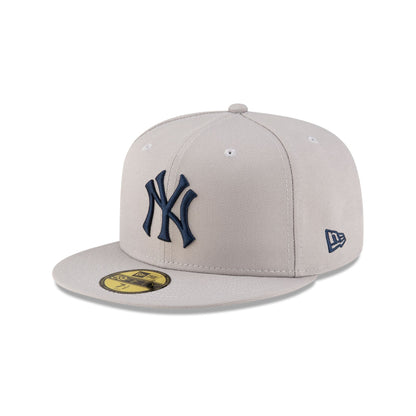 New York or Nowhere x New York Yankees Gray Logo 59FIFTY Fitted Hat