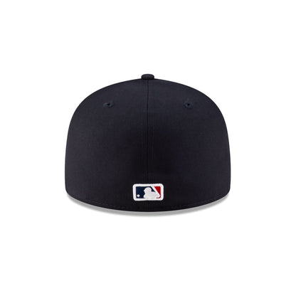New York or Nowhere x New York Yankees Navy Logo 59FIFTY Fitted Hat