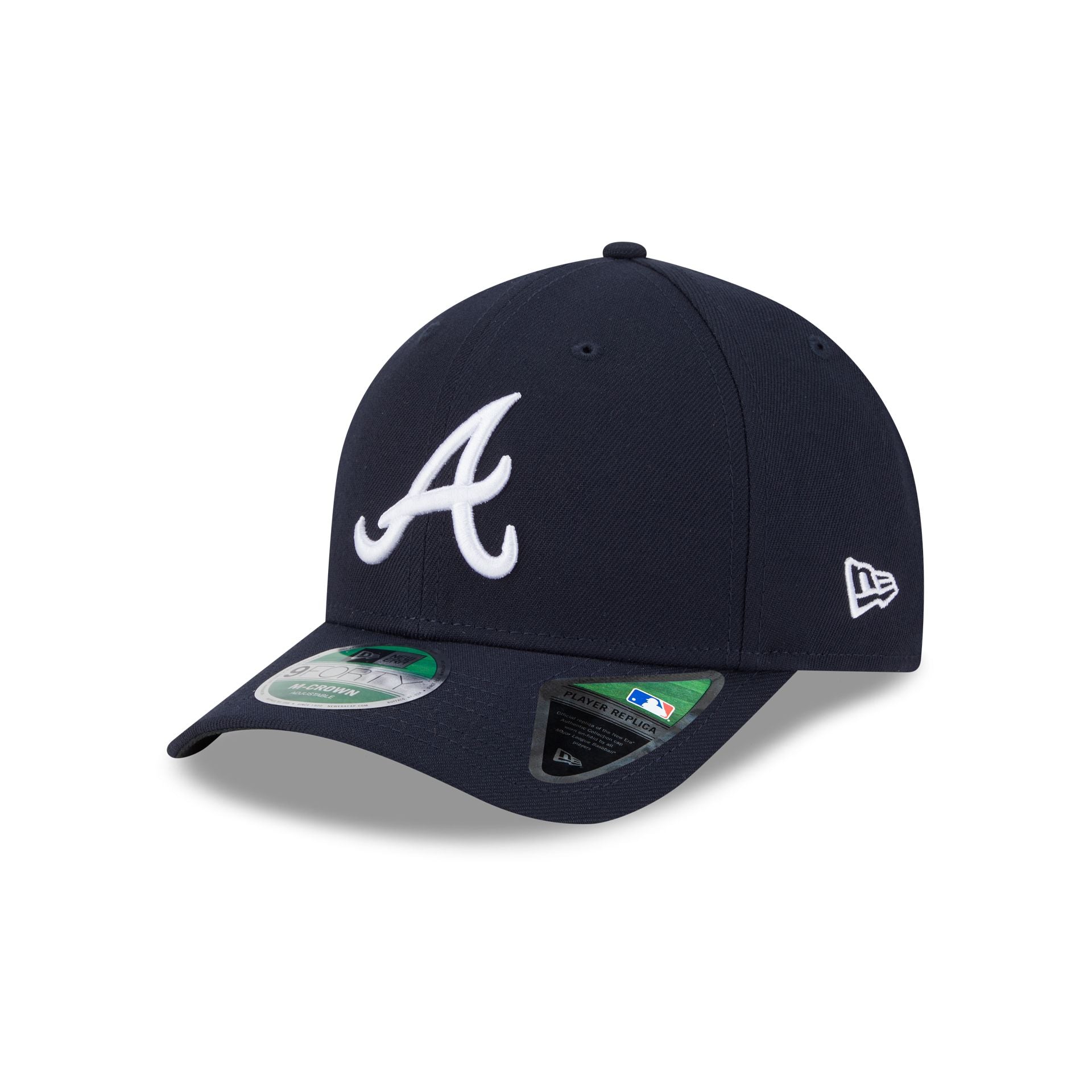 Atlanta Braves Road Authentic Collection 9FORTY M-Crown Snapback Hat