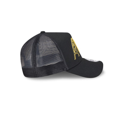 Pittsburgh Pirates State Stitch 9FORTY A-Frame Trucker Hat