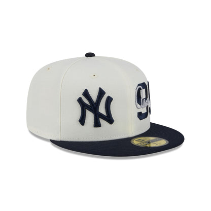 New York Yankees Aaron Judge Chrome White 59FIFTY Fitted Hat