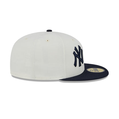 New York Yankees Aaron Judge Chrome White 59FIFTY Fitted Hat