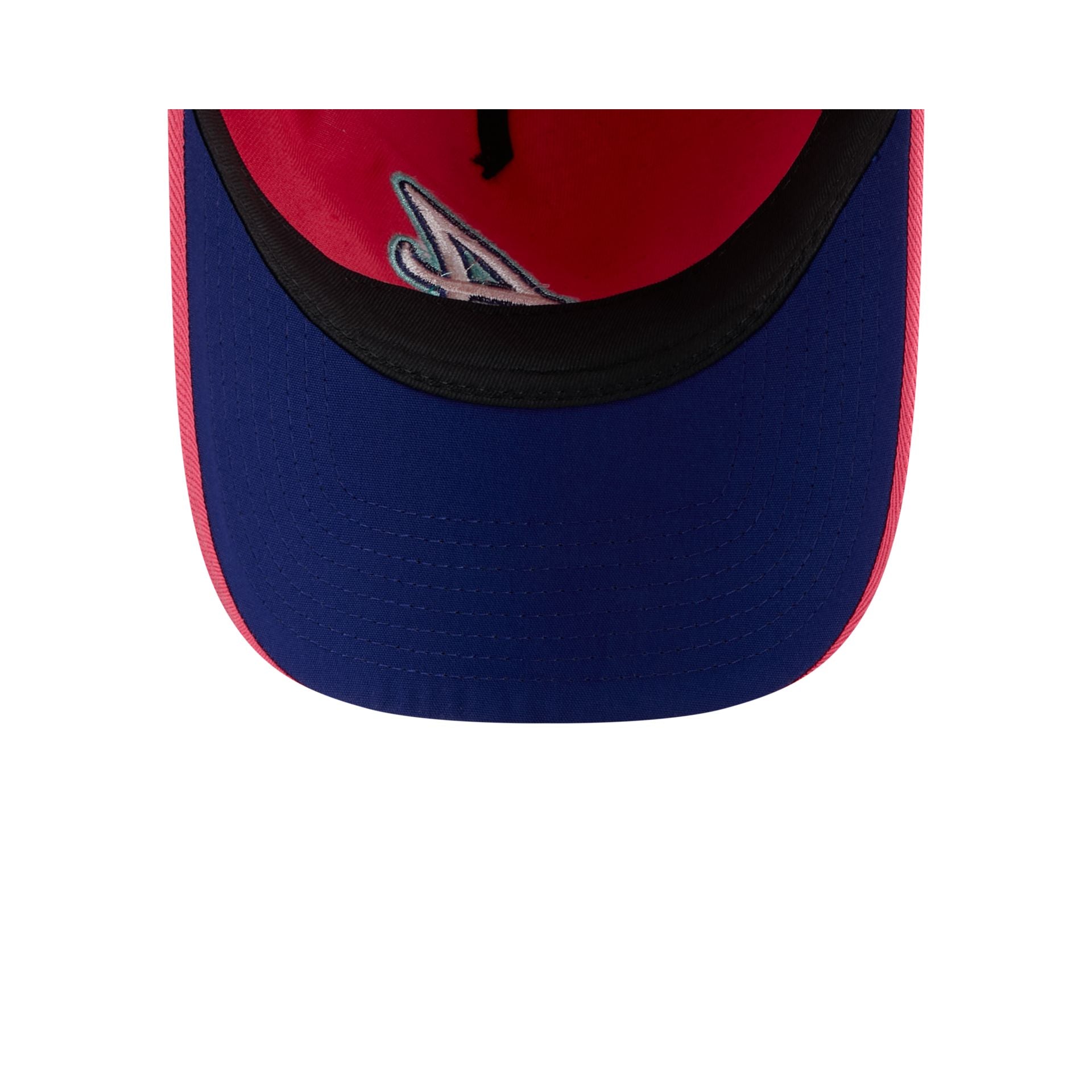 Atlanta Braves Coral 9TWENTY A-Frame Adjustable Hat