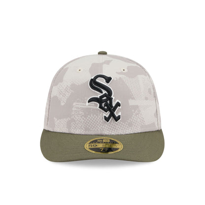 Chicago White Sox Armed Forces Day 2025 Low Profile 59FIFTY Fitted Hat