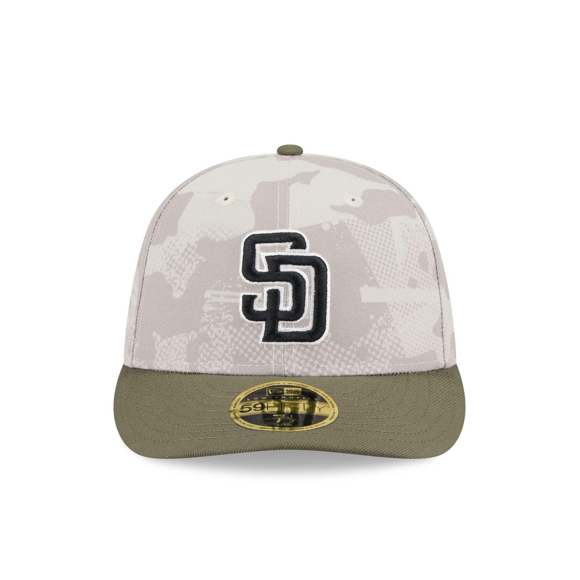 San Diego Padres Armed Forces Day 2025 Low Profile 59FIFTY Fitted Hat