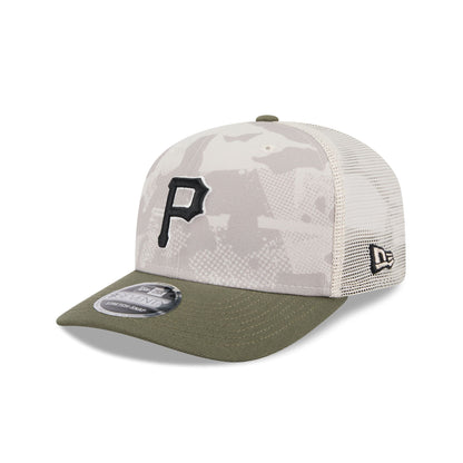Pittsburgh Pirates Armed Forces Day 2025 9SEVENTY Trucker Hat