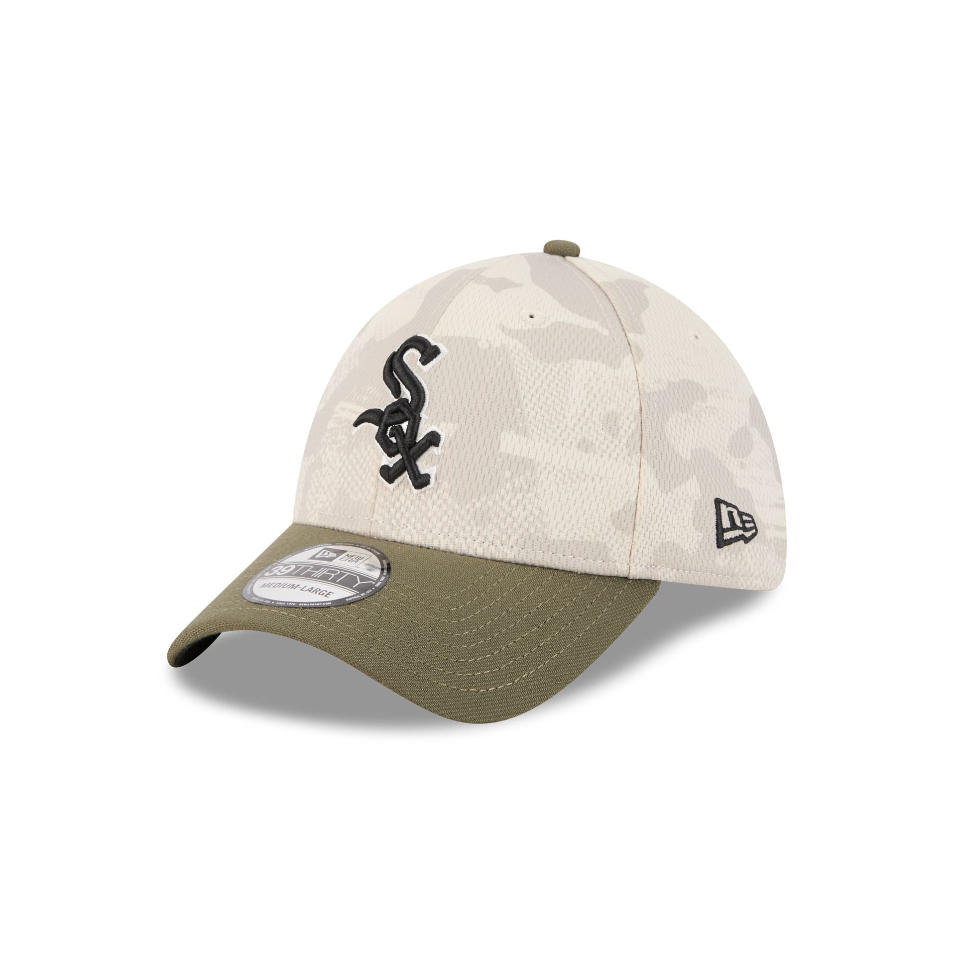 Chicago White Sox Armed Forces Day 2025 39THIRTY Stretch Fit Hat