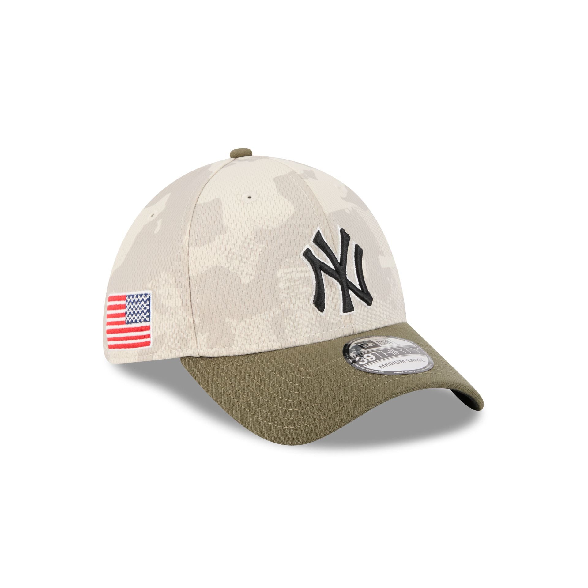 New York Yankees Armed Forces Day 2025 39THIRTY Stretch Fit Hat