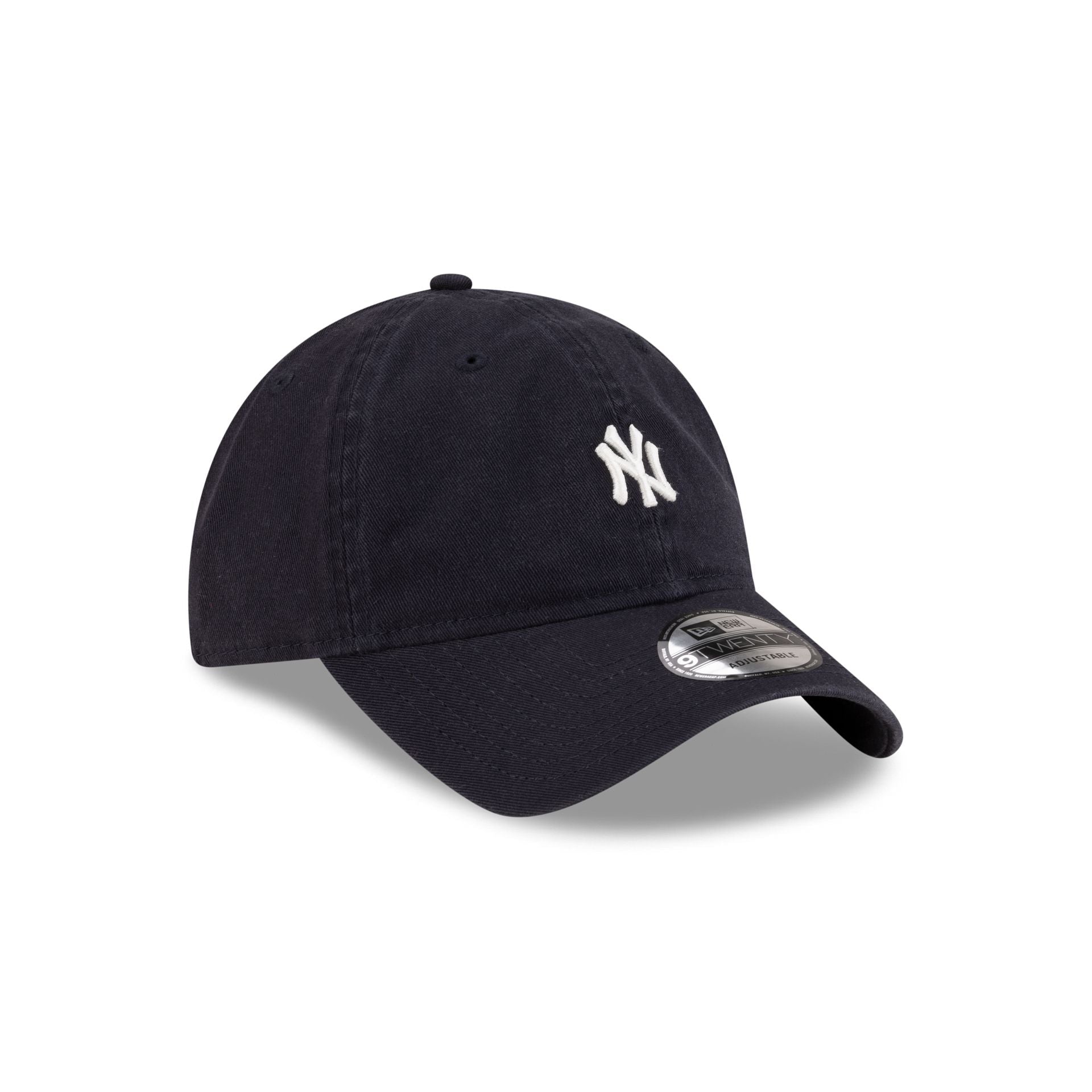 New York Yankees Mini Logo Washed Navy 9TWENTY Adjustable Hat