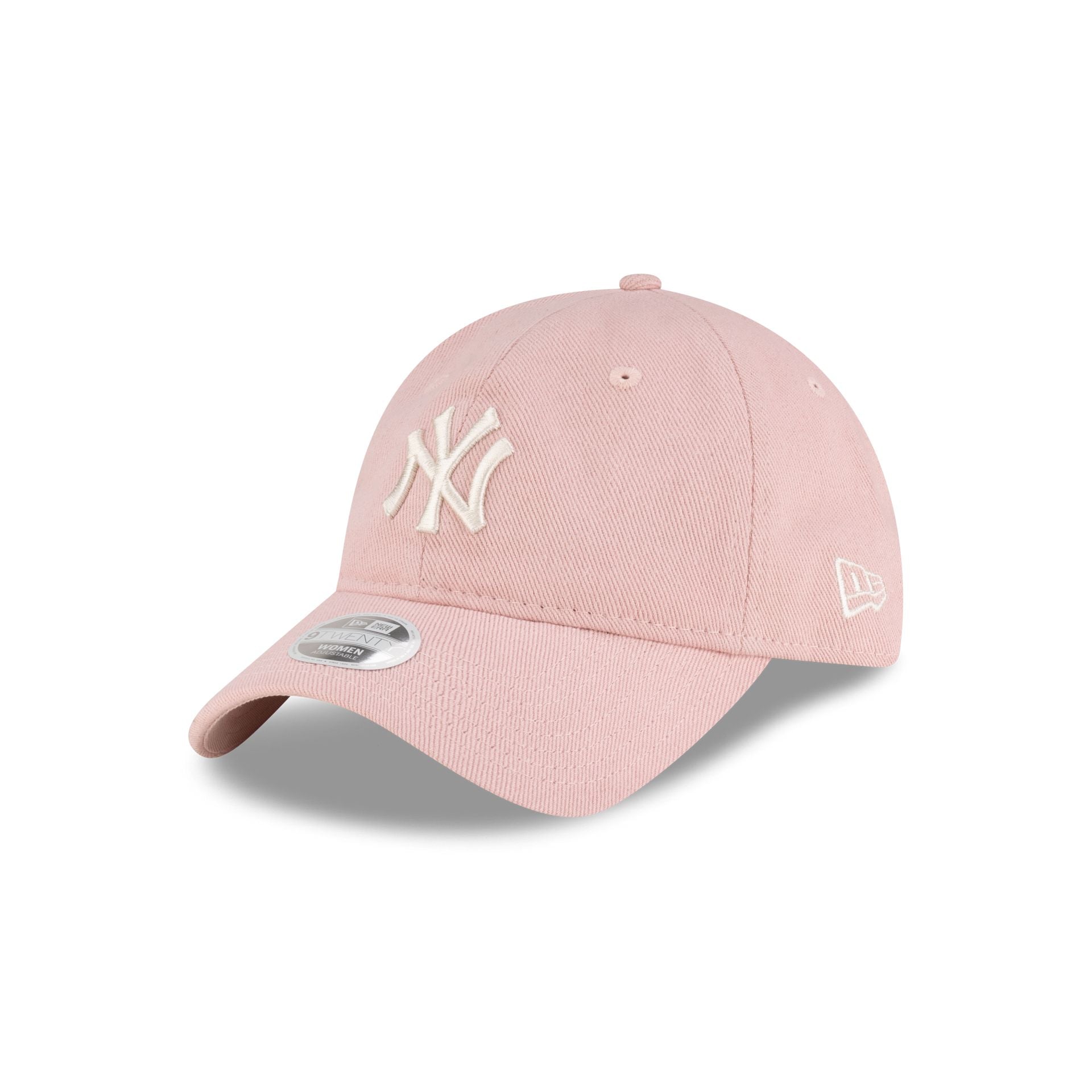 New York Yankees Dye Denim Pastel Pink Women's 9TWENTY Adjustable Hat