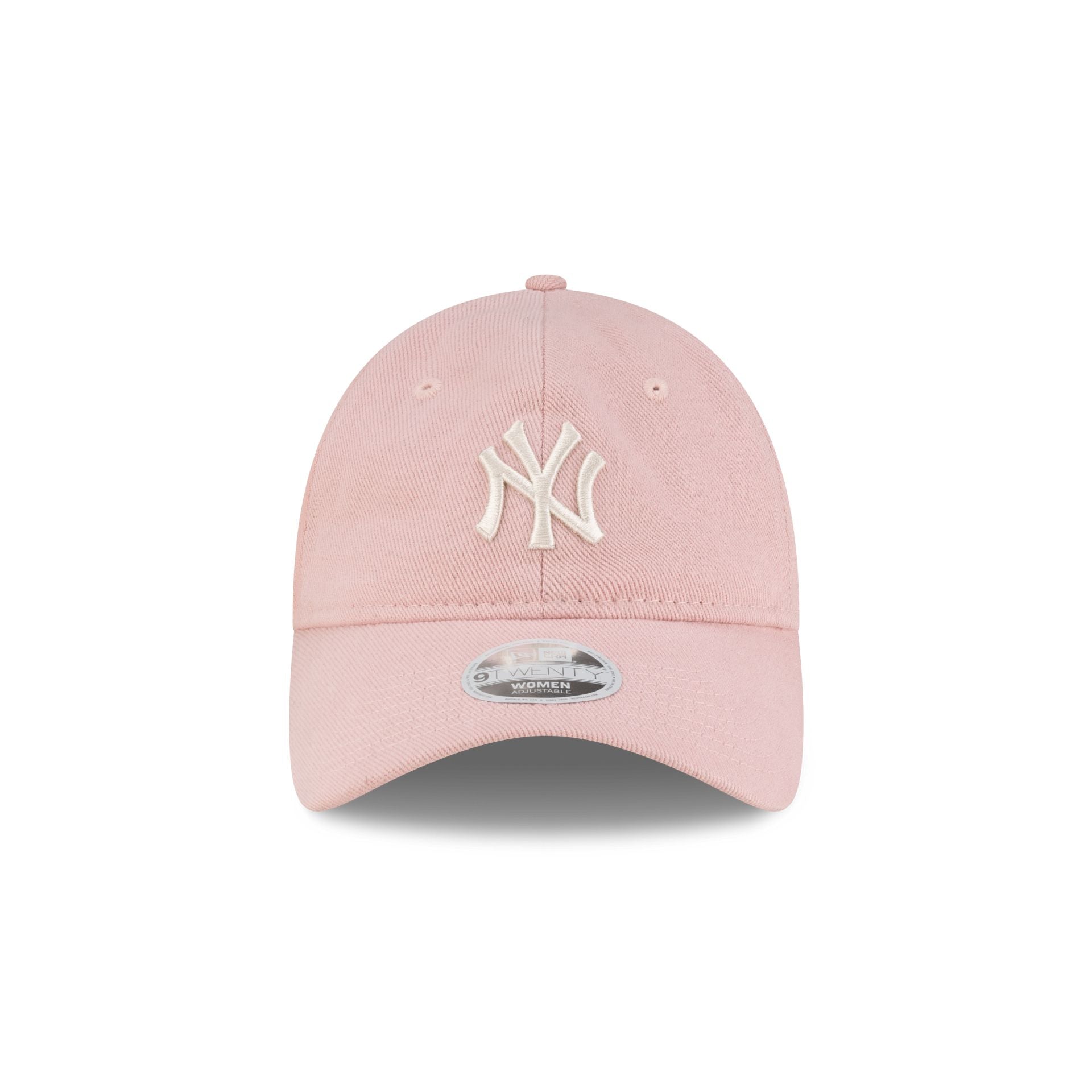 New York Yankees Dye Denim Pastel Pink Women's 9TWENTY Adjustable Hat