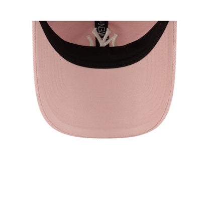 New York Yankees Dye Denim Pastel Pink Women's 9TWENTY Adjustable Hat