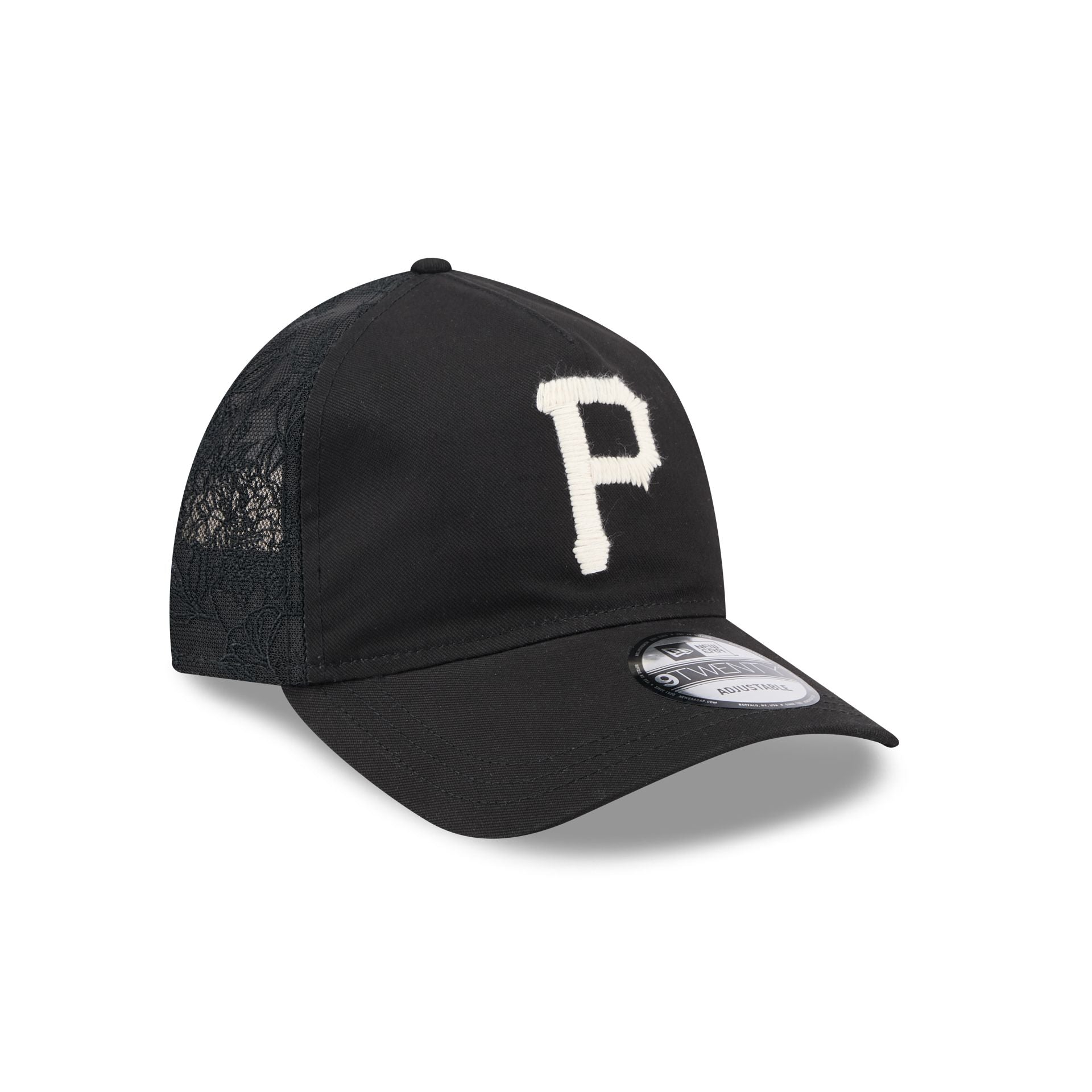 Pittsburgh Pirates Embroidered Mesh 9TWENTY A-Frame Adjustable Hat