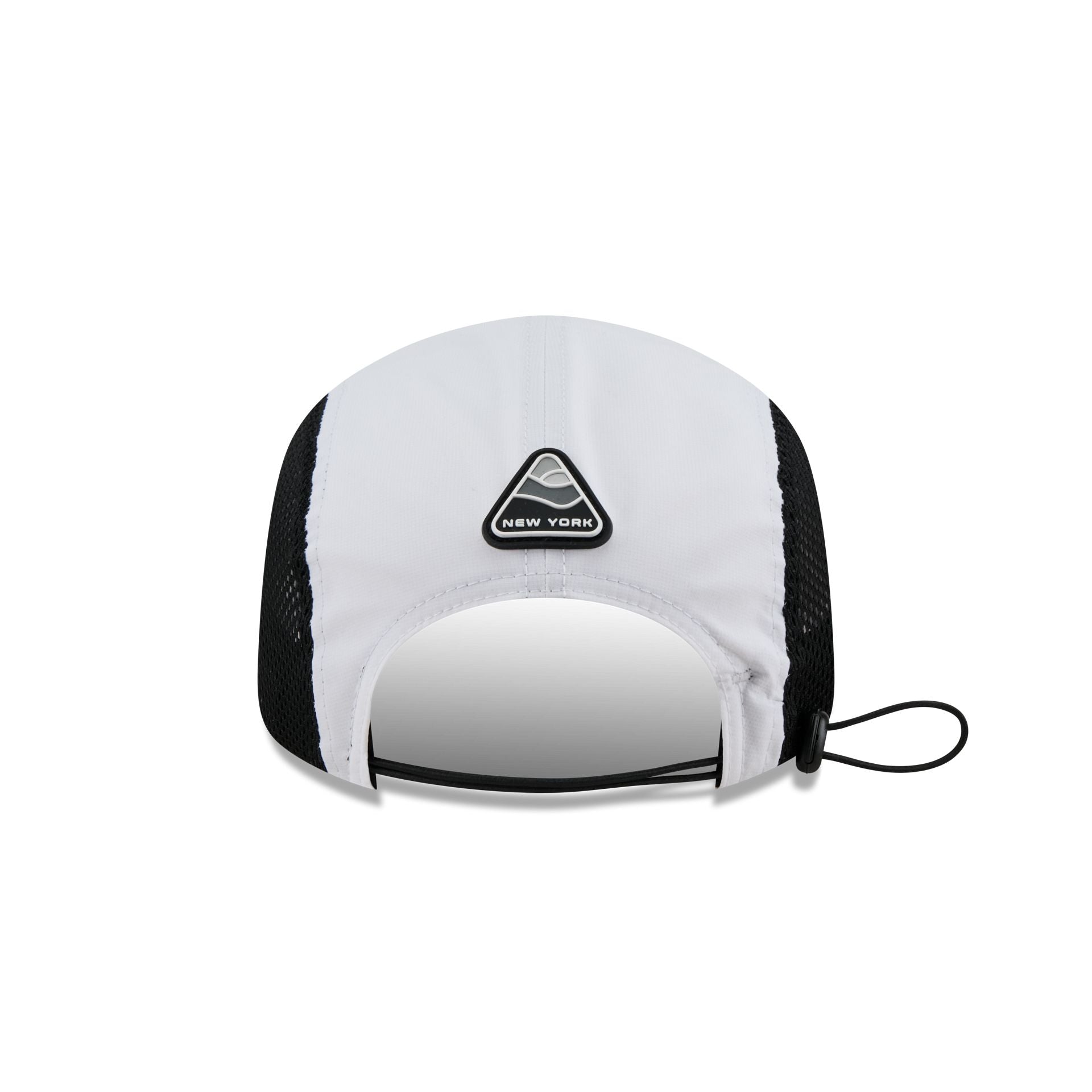 New York Yankees White Poly Runner Adjustable Hat