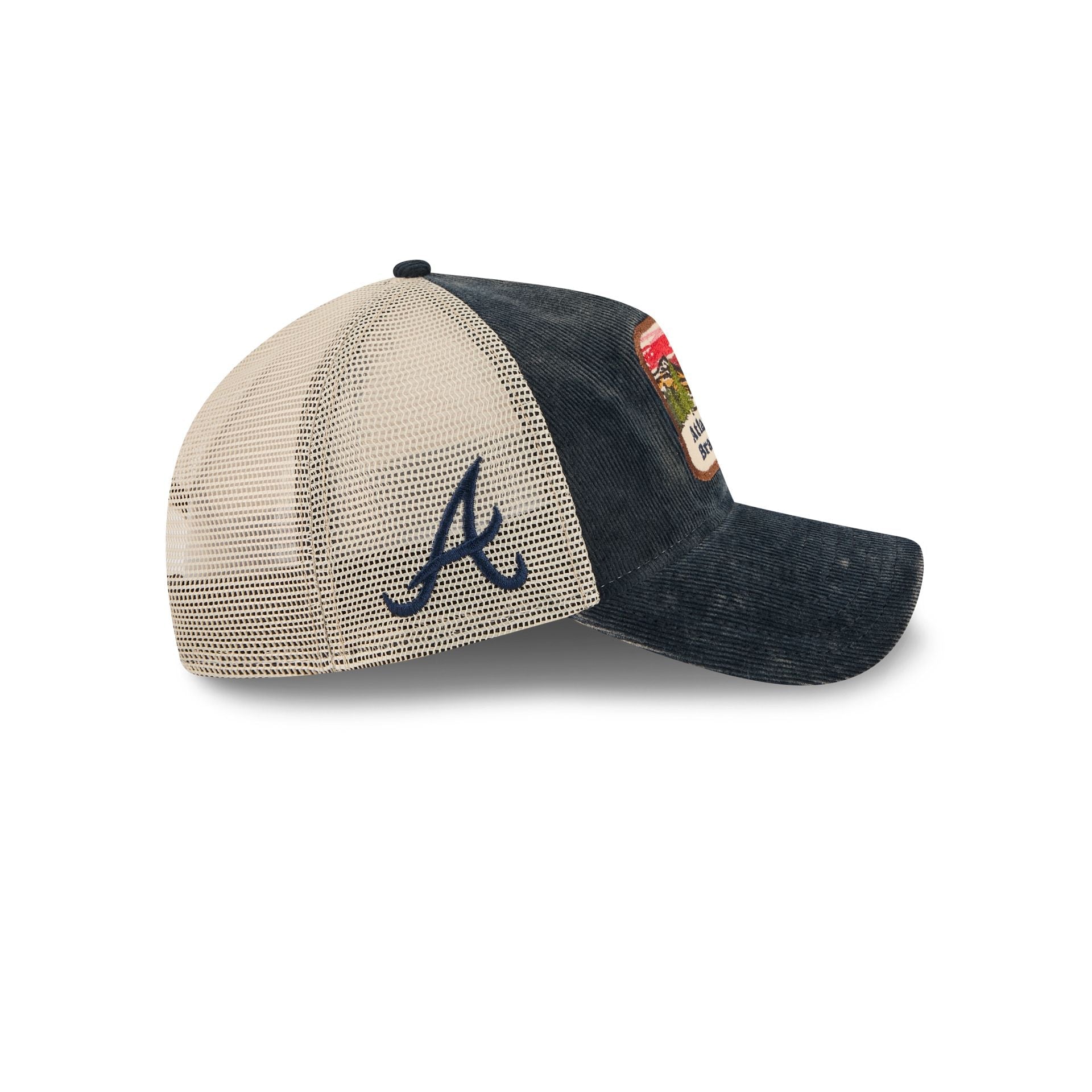 Atlanta Braves Vintage Landscape 9TWENTY A-Frame Trucker Hat