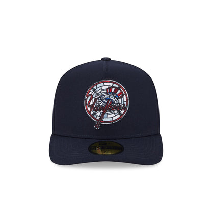 New York Yankees Stained Glass 59FIFTY A-Frame Fitted Hat