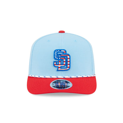 San Diego Padres Independence Day 2025 9SEVENTY Stretch-Snap Hat